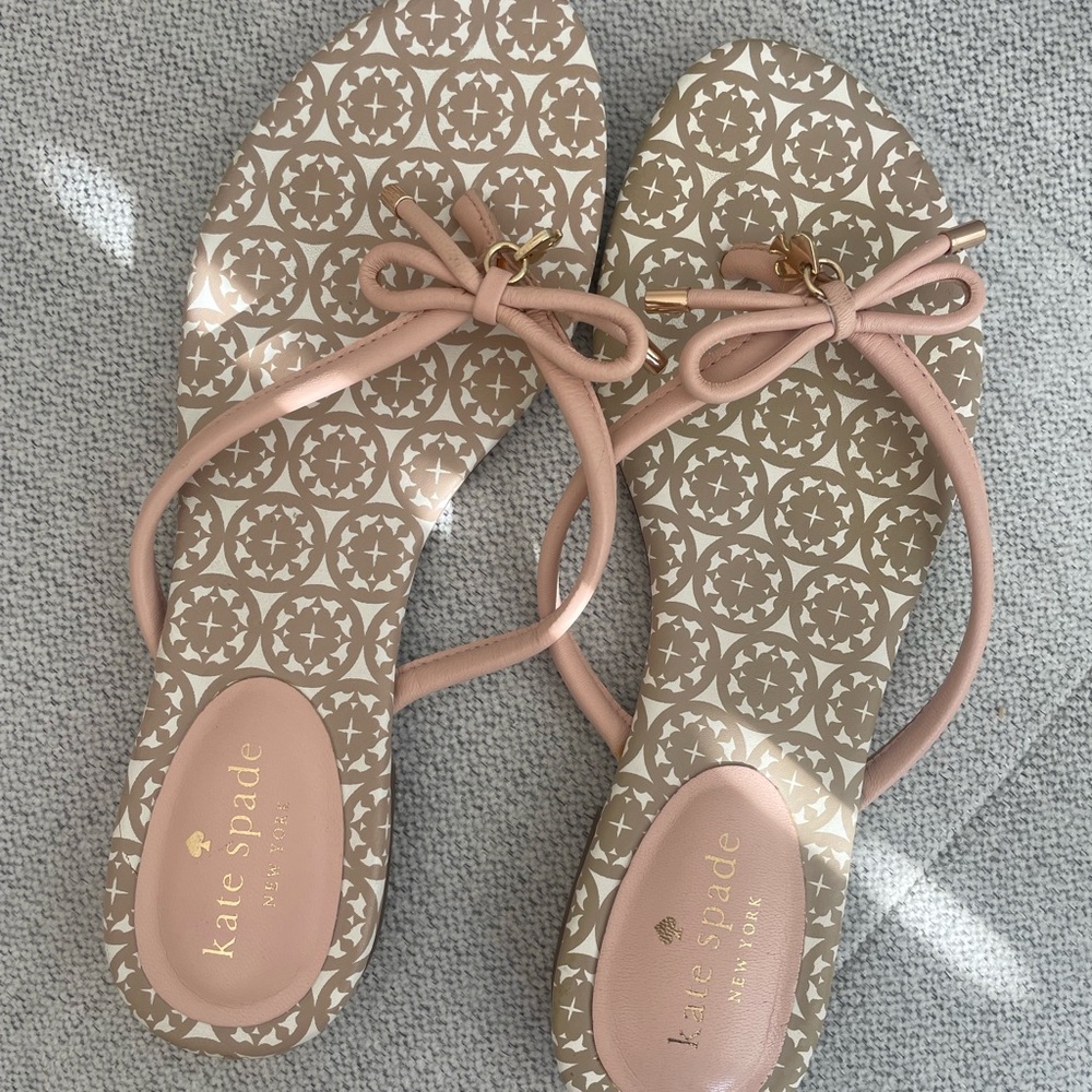 Kate Spade Blush and Tan Sandals